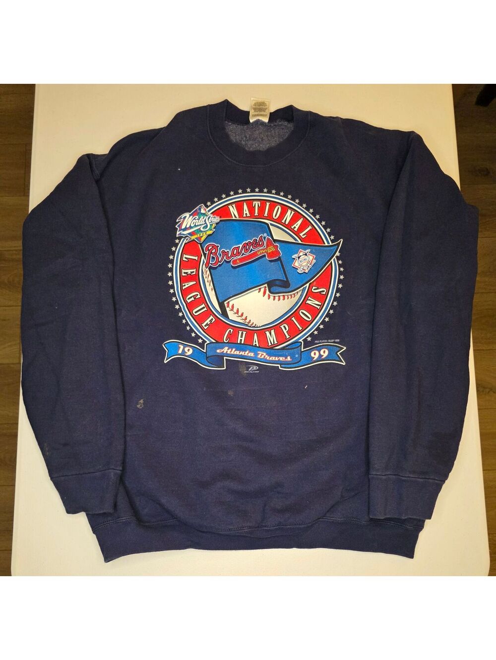 1999 MLB Atlanta Braves League Champs Crewneck